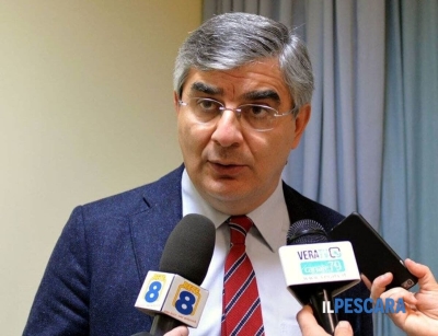 D'Alfonso (Pd) sull'esondazione del fiume durante il maltempo: "Le vasche di espansione del 2015 hanno evitato l'alluvione"