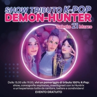 K-pop demon hunters: spettacolo gratuito con le Huntrix al Santangelo outlet village