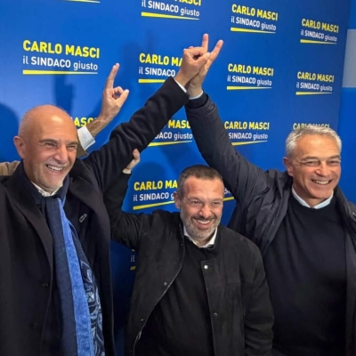 Carlo Masci per la terza volta sindaco con 4.258 voti (55,43%). Forza Italia con 1.804 (24,7%) è primo partito
