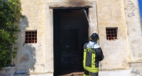 Incendio doloso domato nella chiesa di Sant&#039;Agnese a Città Sant&#039;Angelo [FOTO]