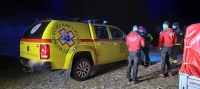 Resta bloccato in piena notte per la neve sul Monte Sirente: messo in salvo dal Soccorso alpino