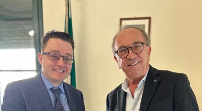 Il neo presidente della Provincia De Luca incontra il direttore dell'ufficio scolastico provinciale Iacobucci