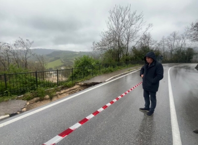 Frane e crolli a Manoppello, chiusa la statale 539 e case evacuate: il sindaco chiede un intervento urgente ad Anas