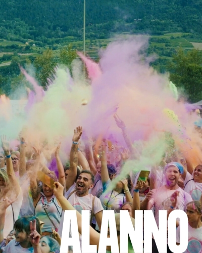 Holi splash run 2025 ad Alanno: una corsa tra musica, colori e sorrisi