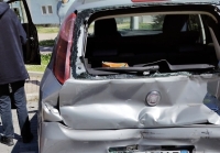 Incidente sul lungomare Cristoforo Colombo, tre veicoli coinvolti in un tamponamento a catena [FOTO]