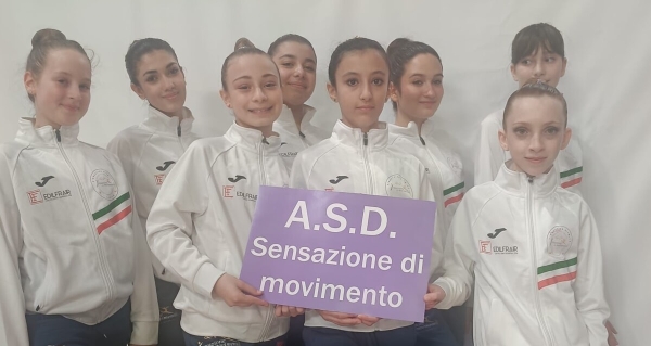 Ancora ottimi risultati per l'Asd Sensazione di Movimento nelle gare di ginnastica ritmica di marzo