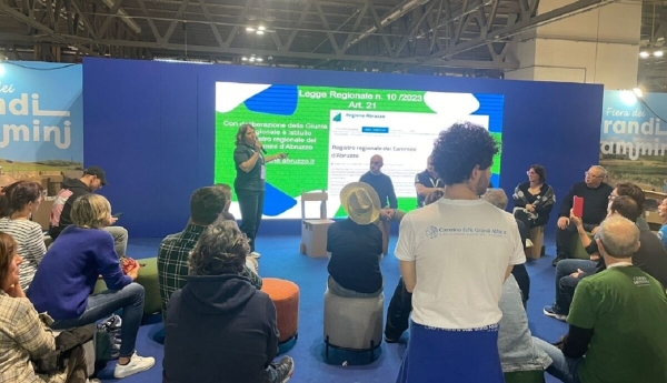 I grandi cammini d'Abruzzo protagonisti della fiera del turismo slow e sostenibile a Milano