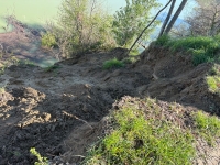 Monitorate le frane nell'area della diga di Penne: chiusi alcuni tratti dei sentieri