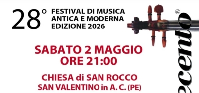 Festival di musica antica e moderna a San Valentino in Abruzzo Citeriore