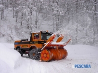 Chiuso nuovamente un tratto della strada statale 487 "di Caramanico Terme" a causa della neve
