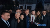 VIDEO| Grande festa per il "triplete" di Carlo Masci: "Ha vinto la buona politica, la Pescara del cuore"